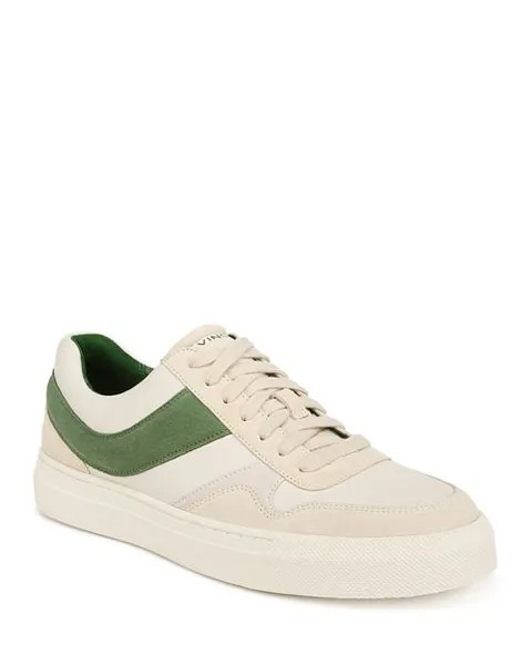 Мужские кроссовки Warren Retro на шнуровке Vince, цвет White