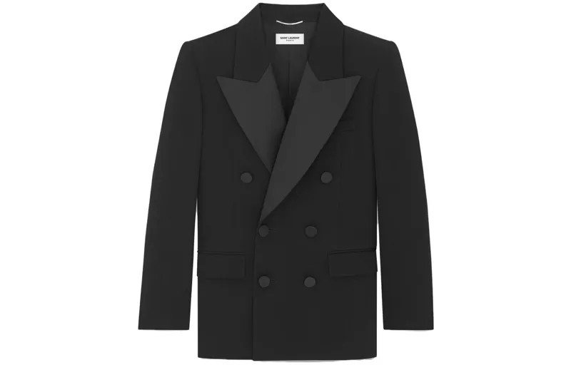 SAINT LAURENT Мужской деловой костюм, цвет Black