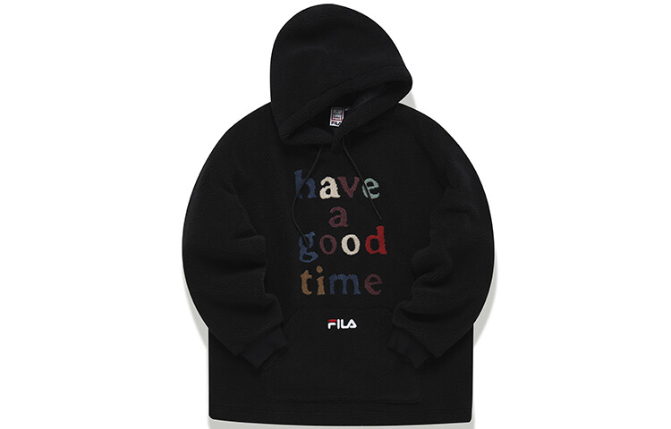 Свитшот из коллекции Have A Good Time, унисекс, цвет «угольно-черный» Fila, черный