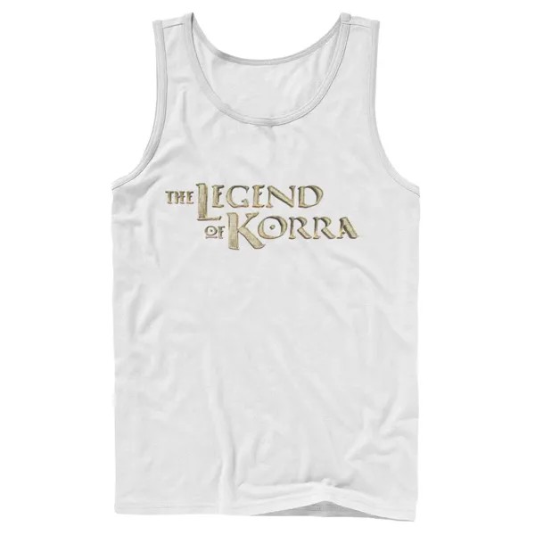 Мужская майка с логотипом Nickelodeon Legend of Korra Golden Stone