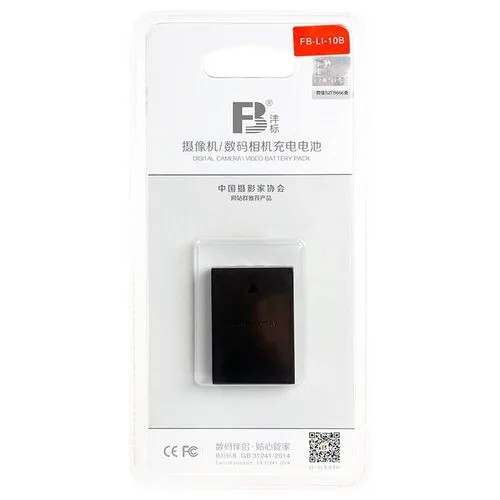Аккумулятор FB LI-10B для Olympus U300 U400 U410 U500 U600 C770 C60 X-1 X-2