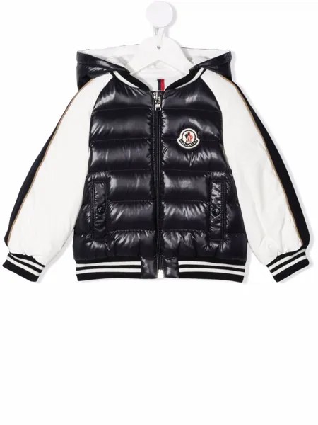 Moncler Enfant пуховик с капюшоном