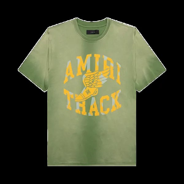 Футболка Amiri Track 'Green', зеленый