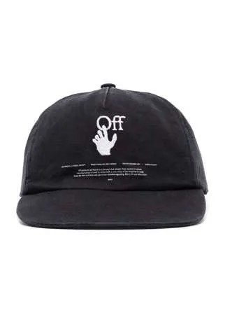Off-White кепка с логотипом Hands Off