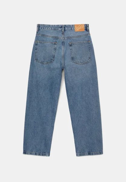 Джинсы-сигареты Baggy PULL&BEAR, синий деним
