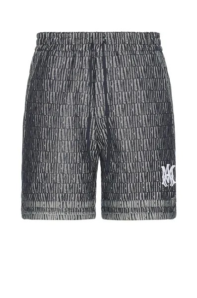 Шорты Amiri Jacquard Bb, цвет Washed Indigo