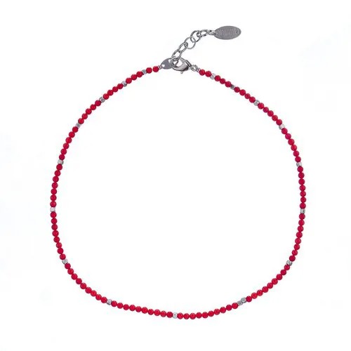 Колье Lanzerotti, Crespino, с кораллом, LZ-23.05-207 красный