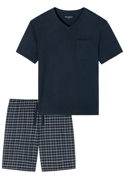 Пижама SET Schiesser, синий