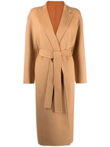 Filippa K однобортное шерстяное пальто, нейтральный цвет