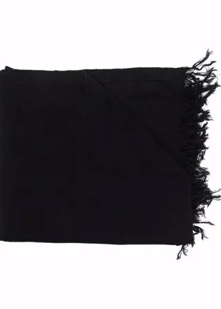 Rick Owens DRKSHDW шерстяной шарф с бахромой