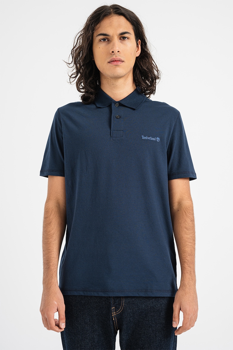 Хлопковая футболка PRO Wicking Good с воротником Timberland, синий