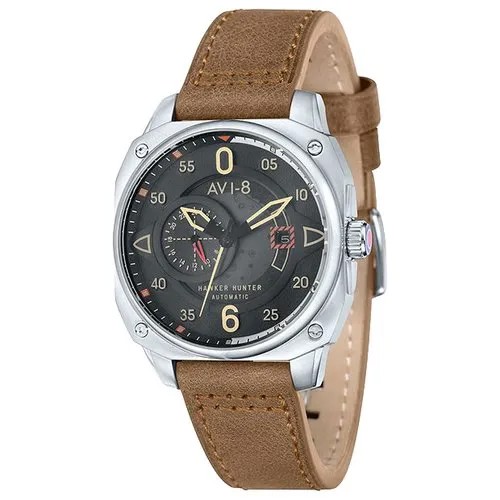 Наручные часы AVI-8 AV-4043-01, черный, серебряный