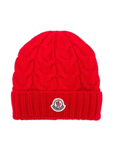 Moncler Enfant шапка бини фактурной вязки