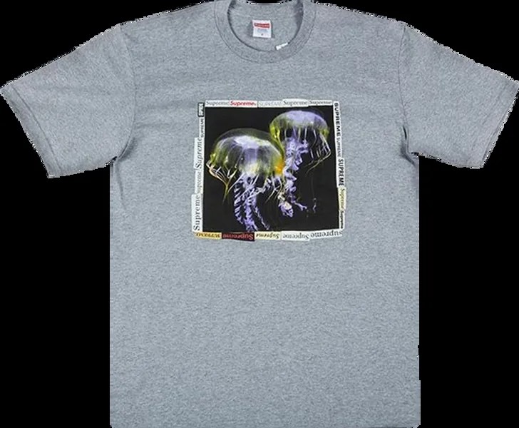 Футболка Supreme Jellyfish T-Shirt 'Grey', серый