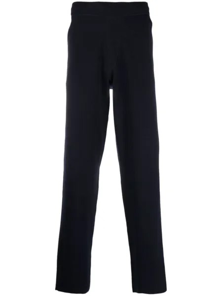 Brioni спортивные брюки с кулиской, синий
