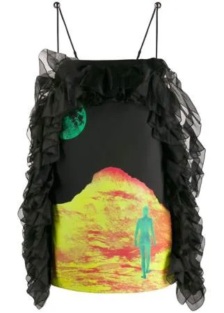 Christopher Kane платье Mountain Lady с оборками