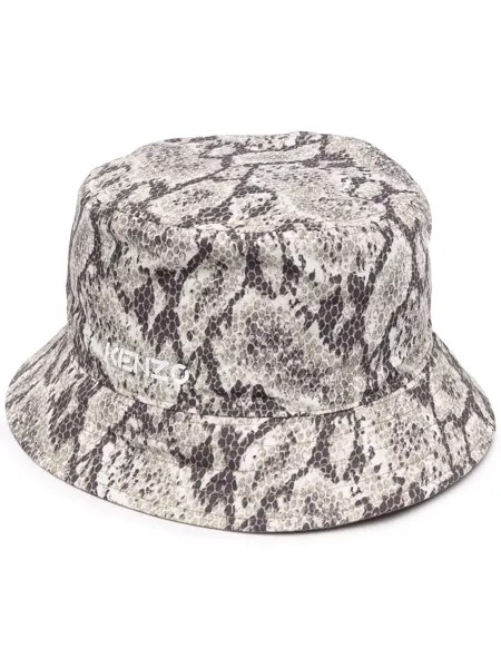 Kenzo snakeskin-effect bucket hat