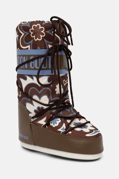 Зимние ботинки MB ICON FLOWER Moon Boot, коричневый
