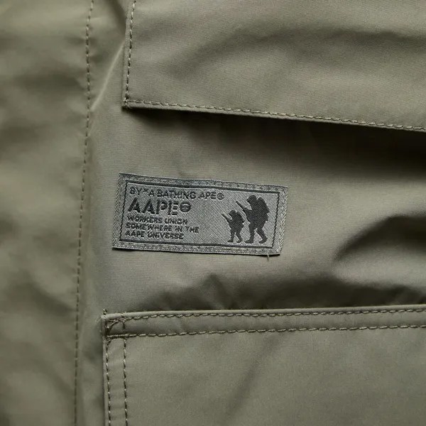 Горная куртка AAPE by A Bathing Ape, коричневый