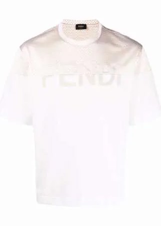Fendi футболка с логотипом