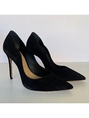 Черные кожаные туфли-лодочки SCHUTZ Monaliza с острым носком на шпильках без шнуровки 7,5 B