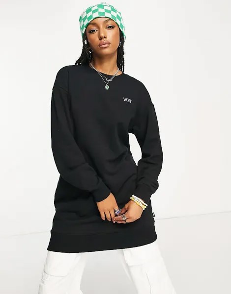 Толстовка Oversize Vans – Flying V в цвете Schwarz