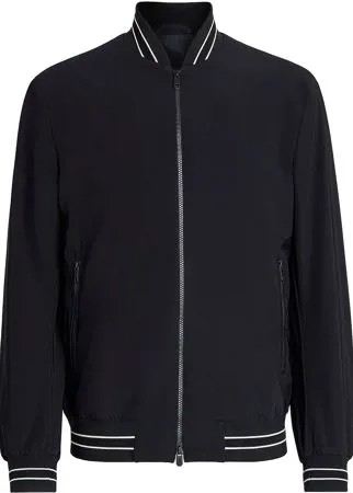 Z Zegna бомбер с отделкой в полоску