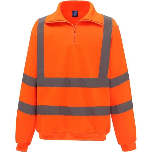 Толстовка Yoko 1/4 Zip High Visibility, оранжевый