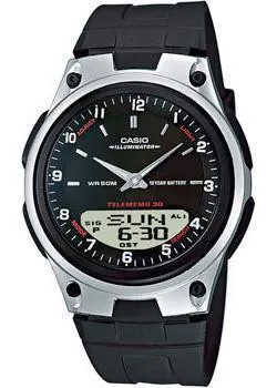 Японские наручные  мужские часы Casio AW-80-1A. Коллекция Ana-Digi