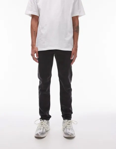 Черные джинсы скинни Topman