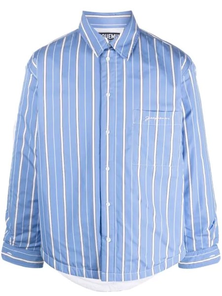 Jacquemus куртка-рубашка La Chemise Boulanger, черный