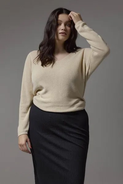 Юбка миди больших размеров Vero Moda Curve, черный