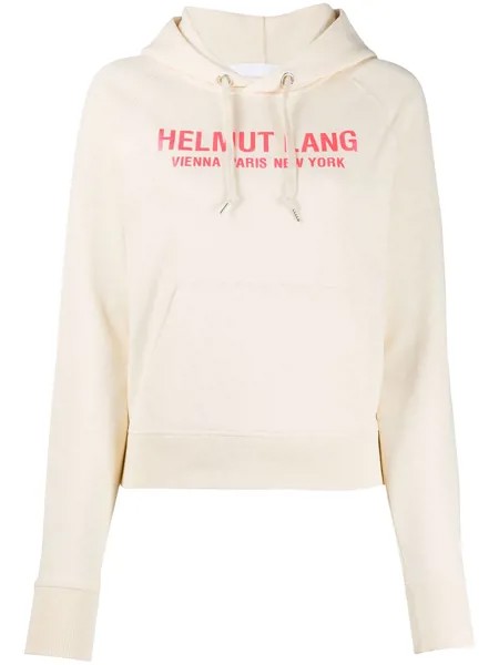 Helmut Lang худи с рукавами реглан и логотипом