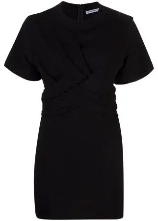 Alexanderwang.t платье-футболка с драпировкой