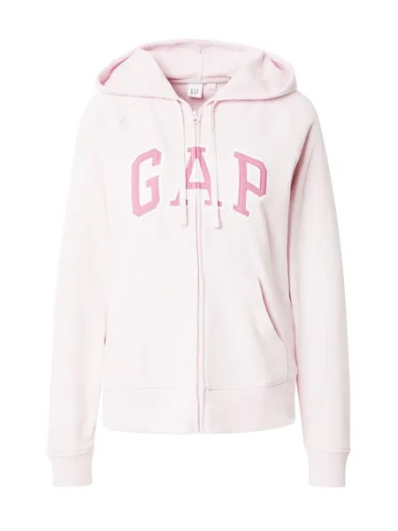 Худи на молнии Gap HERITAGE, цвет Pitaya/Pastel Pink