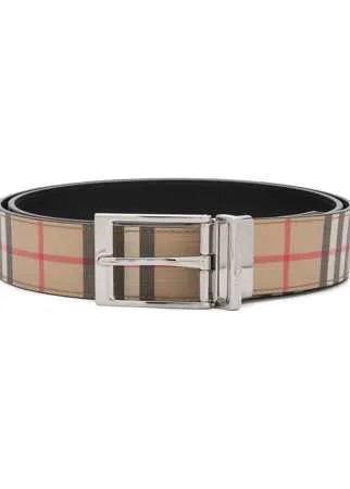 Burberry двусторонний ремень в клетку Vintage Check