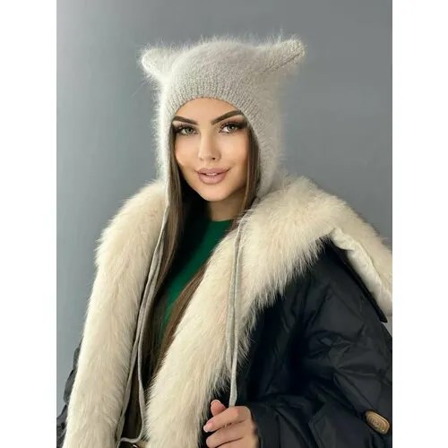 Шапка , размер китай, серый
