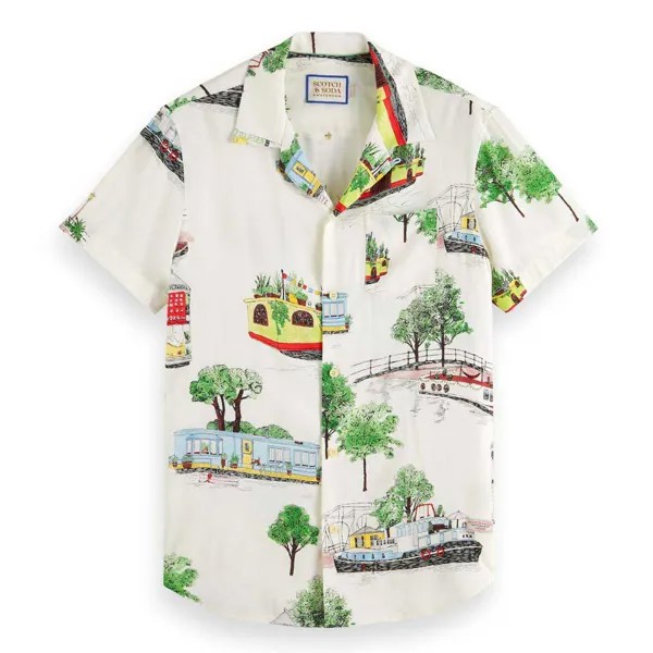 Рубашка с коротким рукавом Scotch & Soda 175502, Разноцветный