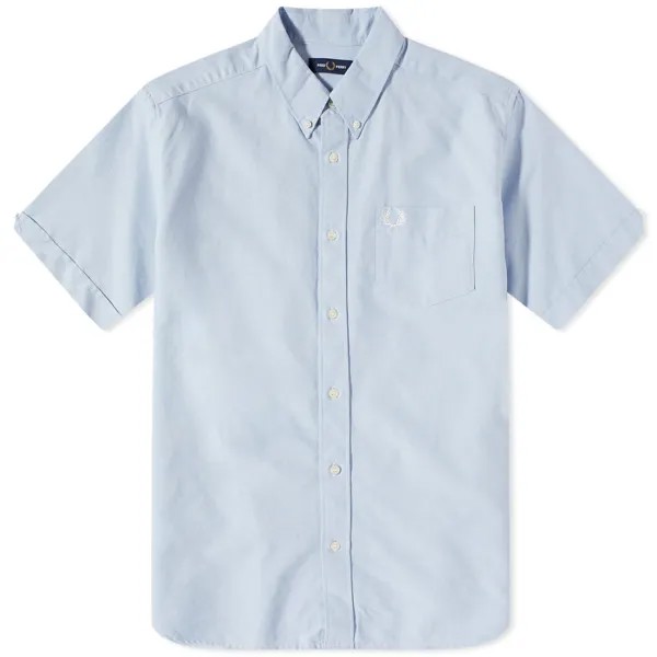 Рубашка Fred Perry Short Sleeve Oxford, голубой