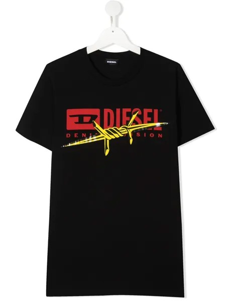 Diesel Kids футболка с логотипом