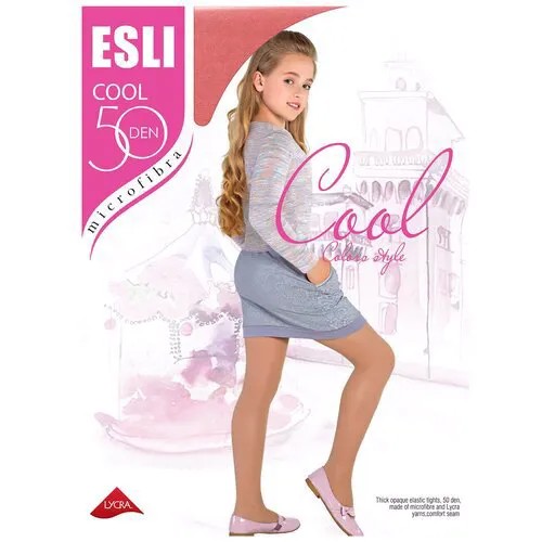 Колготки ESLI, 50 den, размер 116-122, красный