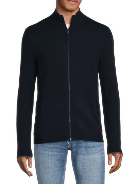 Кардиган из мериносовой шерсти и кашемира на молнии спереди Autumn Cashmere, цвет Color