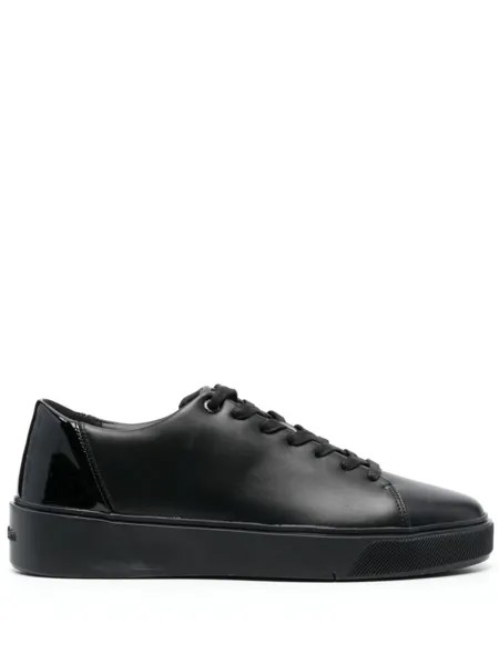 Calvin Klein лакированные кеды, черный