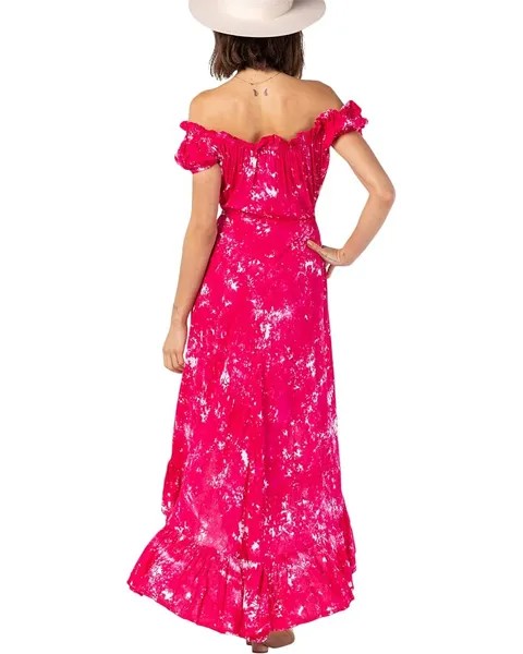 Платье Tiare Hawaii Riviera Maxi Dress, цвет Fuchsia Smoke