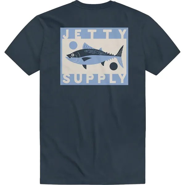 Пляжная футболка с тунцом Jetty, синий