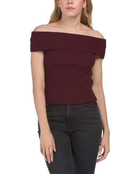 Вязаный топ Минди Tanya Taylor, цвет Mulberry