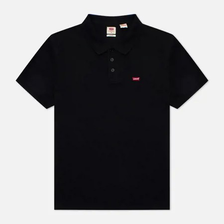 Мужское поло Levi's Housemark Polo, цвет чёрный, размер M