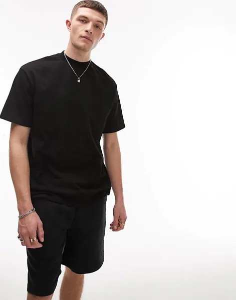 Футболка оверсайз Topman – Schwarzes