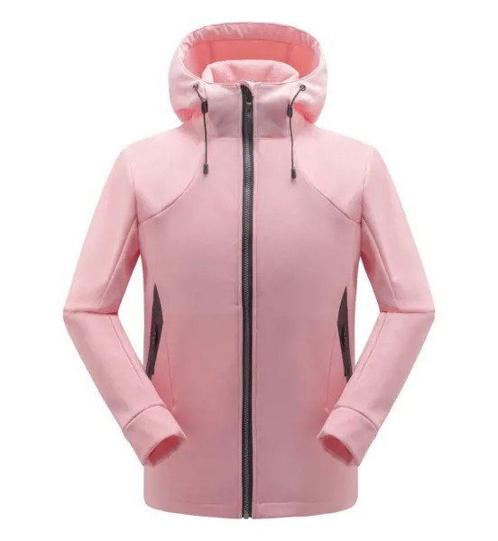 Зимняя легкая мужская куртка розового цвета с капюшоном, водонепроницаемая и ветрозащитная уличная модная мужская спортивная куртка на мо...