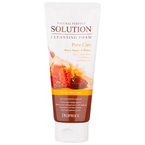 Deoproce пенка-скраб на основе бурого сахара Natural Perfect Solution, 170 г
